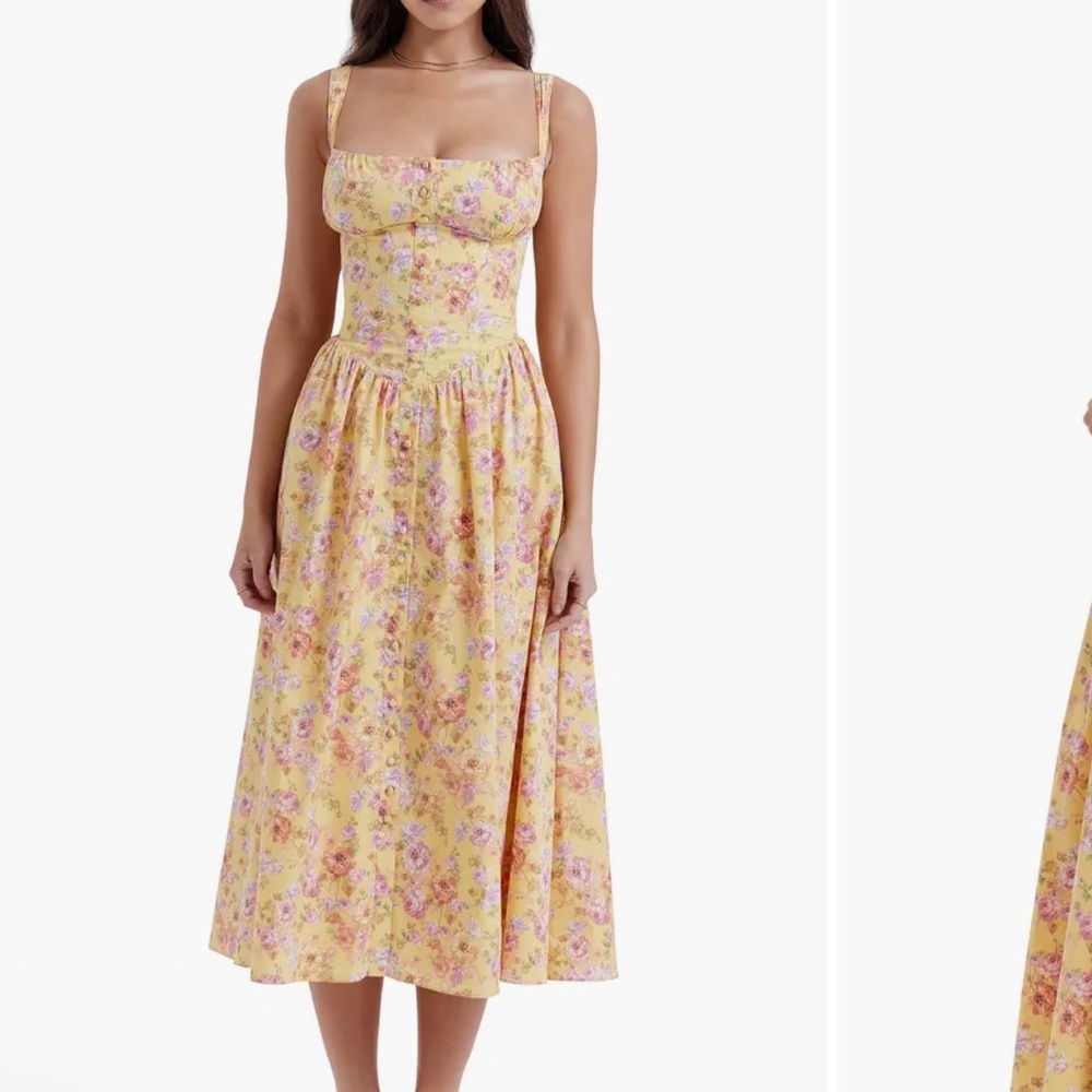 Tatiana Dress in Butter Yellow